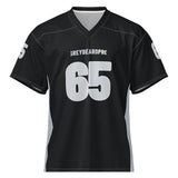 Jersey 65 — Football, Black/Silver