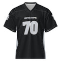 Jersey 70 — Football, Black/Silver