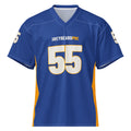 Jersey 55 — Football, Blue/White