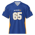 Jersey 65 — Football, Blue/White