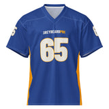 Jersey 65 — Football, Blue/White