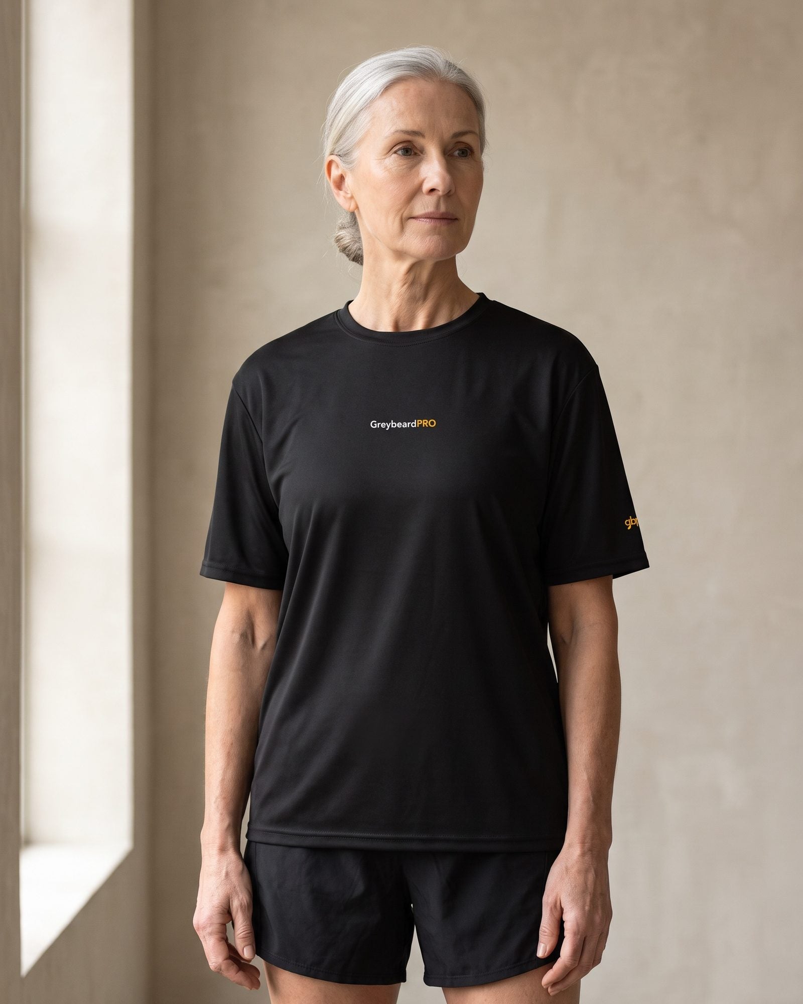 GreybeardPRO Performance Tee - White/Yellow