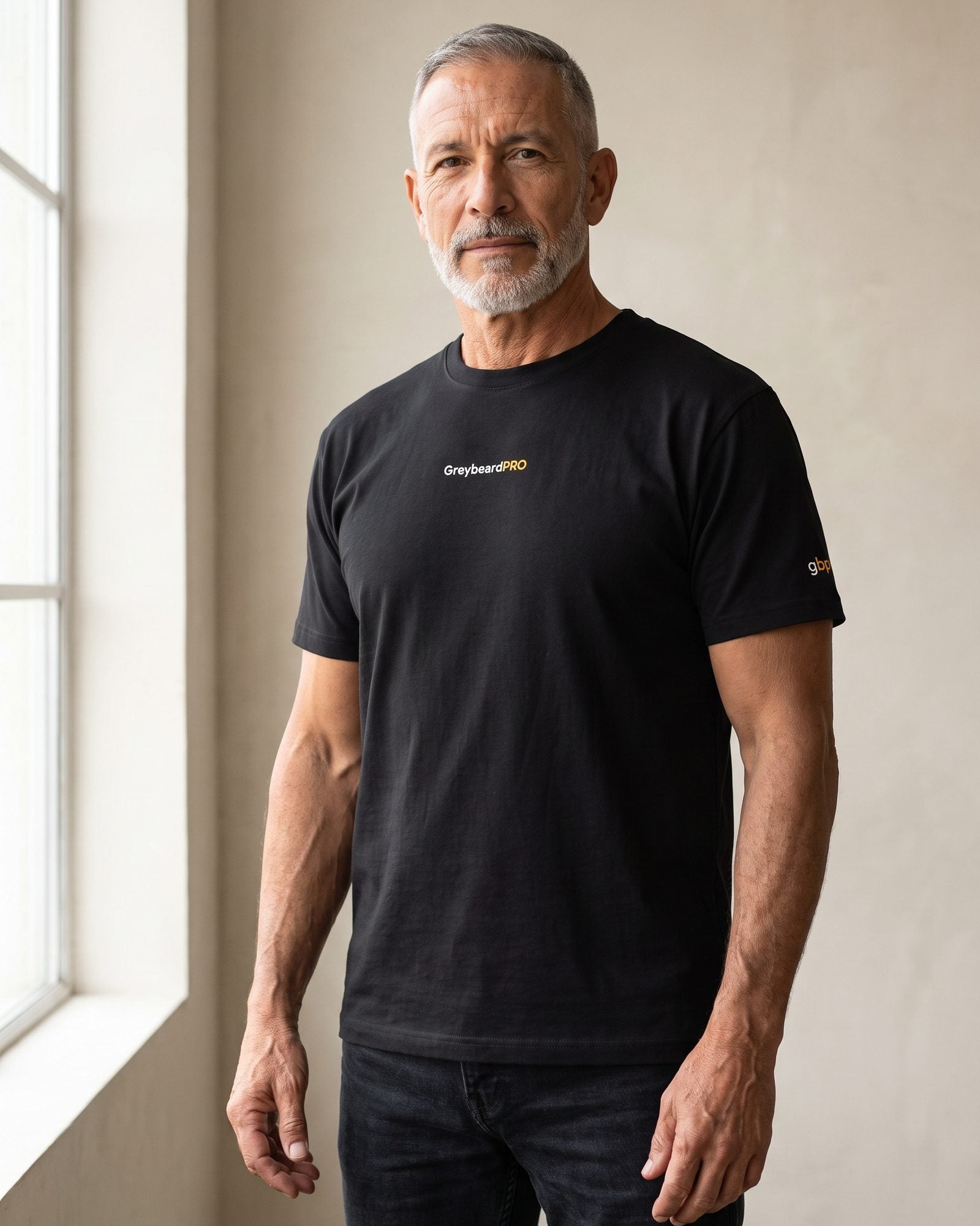 GreybeardPRO Premium Tee - White/Yellow